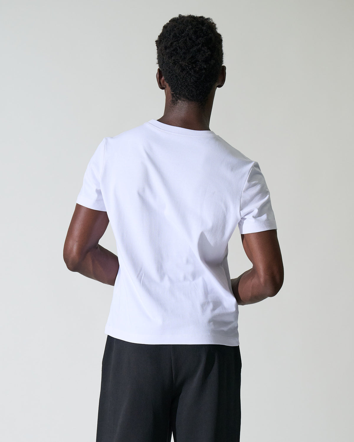 White Crop Tee